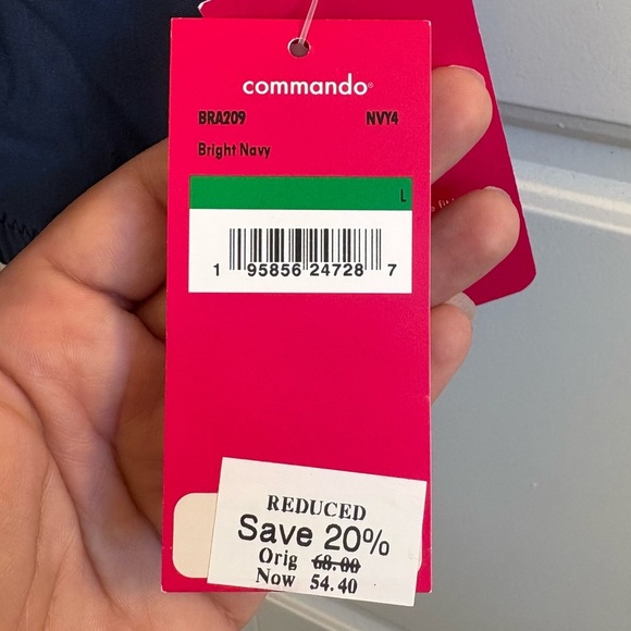 Commando NWT Butter Bralette in Navy Size Large - Picture 4 of 6